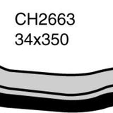 Hose - Top MITSUBISHI PAJERO 2.8L 4M40 CH2663 - MACKAY