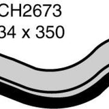 Hose - Top MITSUBISHI PAJERO 2.8L 4M40T CH2673 - MACKAY