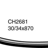 Hose - Bottom PEUGEOT 405 1.9L CH2681 - MACKAY