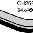 Hose - Bottom MITSUBISHI Nimbus 8 Valve CH2696 - MACKAY