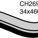 Hose - Bottom MITSUBISHI Nimbus 8 Valve CH2696 - MACKAY