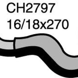 Hose - Heater HOLDEN Frontera 3.2L DOHC V6 CH2797 - MACKAY