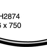 Hose - Heater DAIHATSU Rocky 2.8L Diesel CH2874 - MACKAY