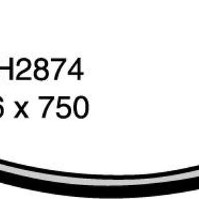 Hose - Heater DAIHATSU Rocky 2.8L Diesel CH2874 - MACKAY