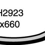 Hose - Heater DAIHATSU Rocky 2.8L Diesel CH2923 - MACKAY