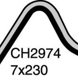 Hose - Water FORD Laser 1.6L ZM CH2974 - MACKAY