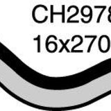 Hose - Heater DAEWOO Matiz 800cc CH2978 - MACKAY