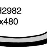 Hose - Heater MITSUBISHI L300 Express 2.4L CH2982 - MACKAY