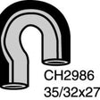 Hose - Bottom AUDI 5000 2.1 2.3L CH2986 - MACKAY