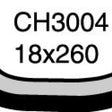 Hose - Heater DAEWOO Nubira 2.0L 20SED DOHC CH3004 - MACKAY