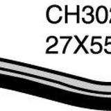 Hose - Top MITSUBISHI Lancer 1.3L 4G13 CH3027 - MACKAY