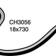 Hose - Heater NISSAN Terrano 2.7L Diesel CH3056 - MACKAY