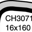 Hose - Heater TOYOTA Hi Lux 2.4L 2L DIESEL CH3071 - MACKAY