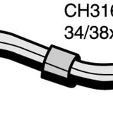 Hose - Bottom NISSAN Mistral 2.5 TD27BT Tu/D CH3161 - MACKAY