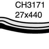 Hose - Bottom FORD Laser 1.6 1.8L B6 BP CH3171 - MACKAY