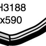 Hose - Top NISSAN Pulsar 1.7 Litre Diesel CH3188 - MACKAY