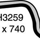 Hose - Heater TOYOTA Corolla 1.6L CH3259 - MACKAY