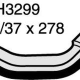 Hose - Top FORD Falcon/Fairlane 4.0L 6Cyl CH3299 - MACKAY