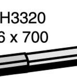 Hose - Bottom LEXUS LS400 V8 1UZ-FE CH3320 - MACKAY