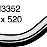 Hose - Top HONDA Saber 2490cc UA4 H25A CH3352 - MACKAY