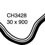 Hose - Bottom HONDA PRELUDE 2.0L B20A CH3428 - MACKAY