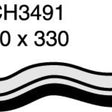 Hose - Top HOLDEN RODEO 2.2L C22NE CH3491 - MACKAY