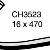 Hose - Heater TOYOTA Corona 2.0L 2S - C CH3523 - MACKAY