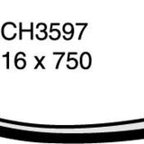 Hose - Heater FORD Trader 4.0L Diesel CH3597 - MACKAY