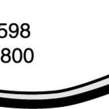 Hose - Heater FORD Trader 4.0L Diesel CH3598 - MACKAY