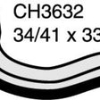 Hose - Top LANDROVER Discovery 2.5L Turbo CH3632 - MACKAY