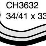 Hose - Top LANDROVER Discovery 2.5L Turbo CH3632 - MACKAY