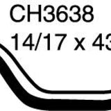 Hose - Heater FORD ZH20 16V DOHC ZETEC SD CH3638 - MACKAY