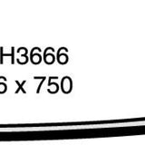 Hose - Heater NISSAN Navara 2.7L Diesel CH3666 - MACKAY
