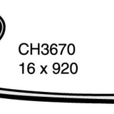 Hose - Heater NISSAN PATROL 4.2L TD42 6 Cyl CH3670 - MACKAY