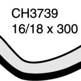 Hose - Heater TOYOTA PRADO 3.0L 1 KZ-TE T/D CH3739 - MACKAY