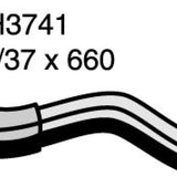 Hose - Bottom TOYOTA HiLux 3.0L Turb Diesel CH3741 - MACKAY