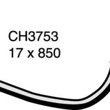 Hose - Heater Mackay Moulded Hose CH3753 - MACKAY