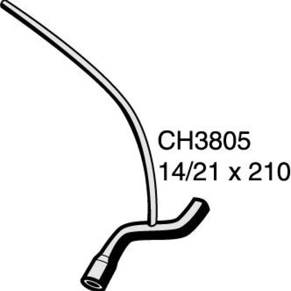 Hose - Breather DAEWOO Cielo 1.5L OHC G15MF CH3805 - MACKAY