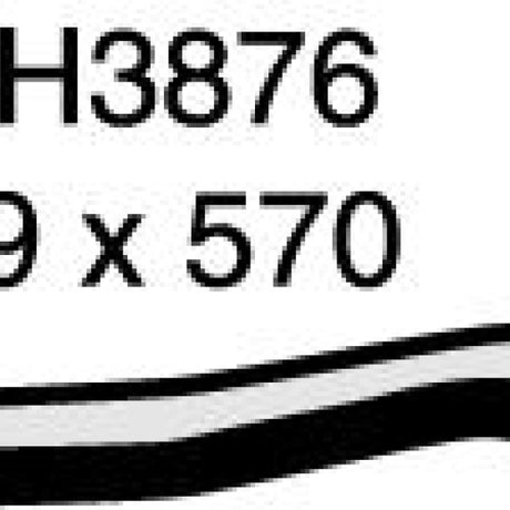 Hose - Bypass SAAB 9-5 3.0L V6 Turbo CH3876 - MACKAY