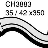 Hose - Bottom SAAB 9-5 2.0L 4Cyl Turbo CH3883 - MACKAY