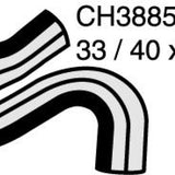 Hose - Top SAAB 9-5 3.0L V6 Turbo CH3885 - MACKAY