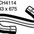 Hose - Top HOLDEN X18E1 Z18XE 16V DOHC CH4114 - MACKAY
