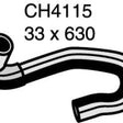 Hose - Top HOLDEN Astra 1.8L X18E Z18XE CH4115 - MACKAY