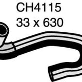 Hose - Top HOLDEN Astra 1.8L X18E Z18XE CH4115 - MACKAY