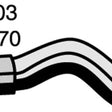 Hose - Top TOYOTA Tarago 2.4L 2AZFE CH4203 - MACKAY