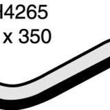 Hose - Heater MAZDA METRO 1.3L B3 Eng CH4265 - MACKAY