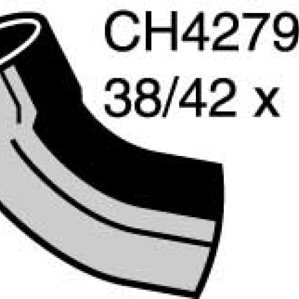 Hose - Bottom JAGUAR XKE V12 5.3L CH4279 - MACKAY