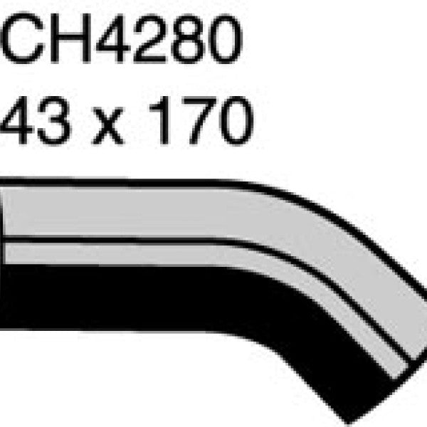 Hose - Bottom JAGUAR XKE 4.2L CH4280 - MACKAY