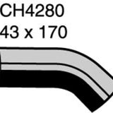 Hose - Bottom JAGUAR XKE 4.2L CH4280 - MACKAY