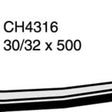 Hose - Top VOLVO 960 B280 V6 CH4316 - MACKAY